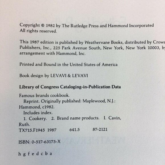 Lot of 2 Betty Crockers Famous Brands Cookbook Picture Cookbook 1980s - Picture 5 of 9